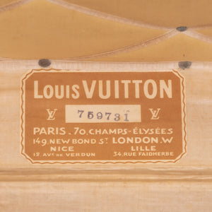 Large Louis Vuitton Leather Cabin Trunk