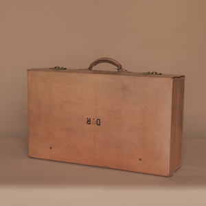 Vintage Tan Suitcase Luggage