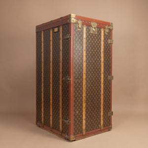 Rare Original Antique Louis Vuitton Xl Large Cabin Trunk Monogram Auction