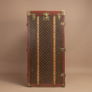 A Large Vintage Louis Vuitton Wardrobe Trunk