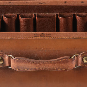Tan Leather Suitcase
