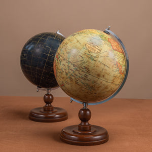 A Pair of Terrestrial and Celestial Globes