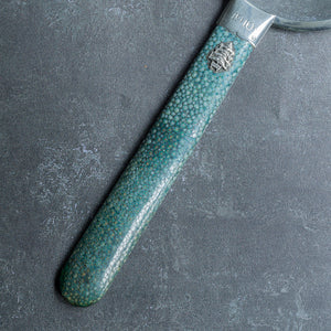Silver and Shagreen Magnifying Glass