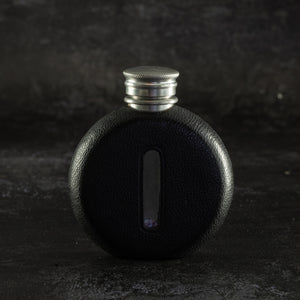 Miniature Leather Covered Flask