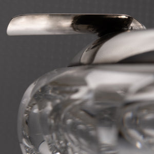 Small Silver Mounted Cut Glass Ashtray