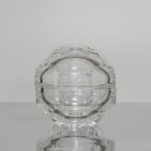 Tiffany Geometric Cut Glass Jar