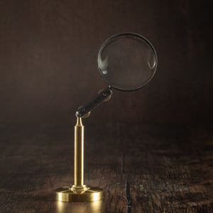Brass Magnifying Glass on Stand