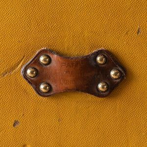 Vintage Louis Vuitton Yellow Vuittonite Steamer Trunk, Circa
