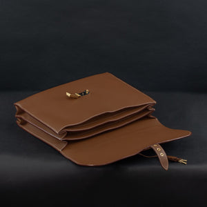 Hermès Mid Tan Leather Sac à Dépêches Briefcase