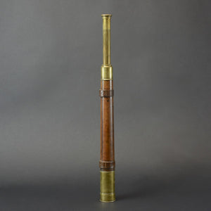 Leather and Brass Handheld Telescope