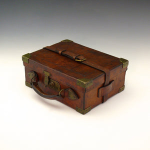 Cartridge Case with Patinated Brass Corners