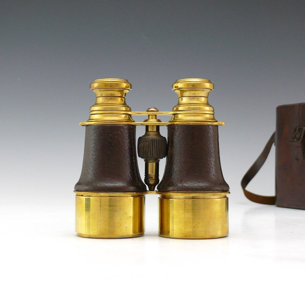 Leather Cased Binoculars