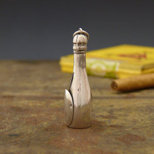 Miniature Champagne Bottle Cigar Cutter