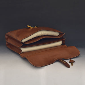 Hermès Tan Leather Sac à Dépêches Briefcase