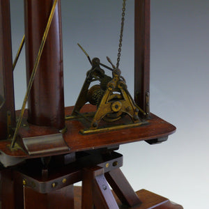 Victorian Wooden Scale Model Crane