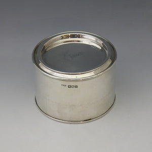 Large Silver Canister