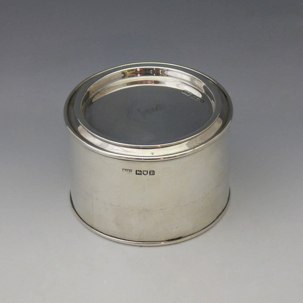Large Silver Canister