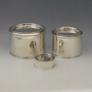 Small Silver Canister/Pill Pot