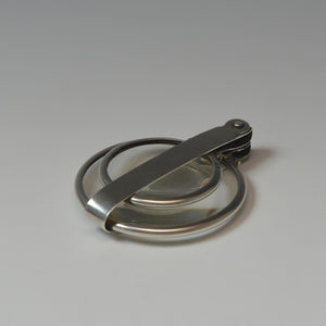 Silver Double Lens Magnifying Glass
