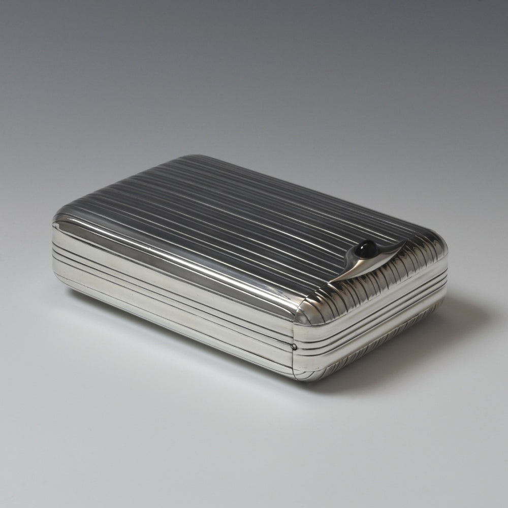 Folding Silver Cigarillo Case