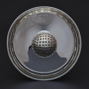 Silver Golfball Ashtray