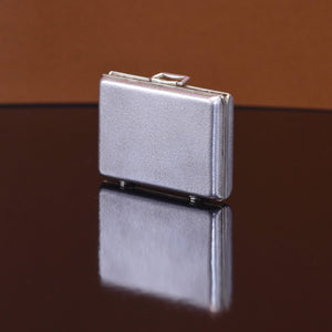 Miniature Silver Samsonite Attaché Case