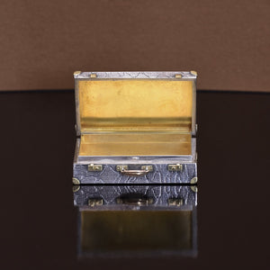 Miniature Silver Suitcase