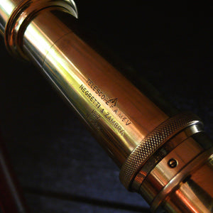 WWI Leather Covered Brass Telescope