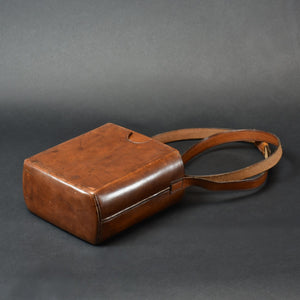Large Leather Cigar Case with Shoulder Strap