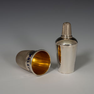 Silver Thimble Spirit Flask