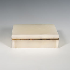 White Onyx Stone Box
