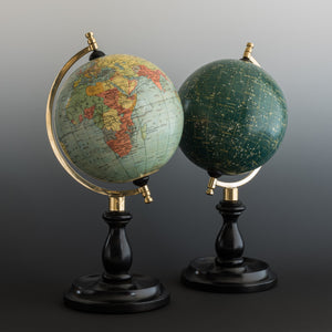 Pair of Terrestrial and Celestial Globes