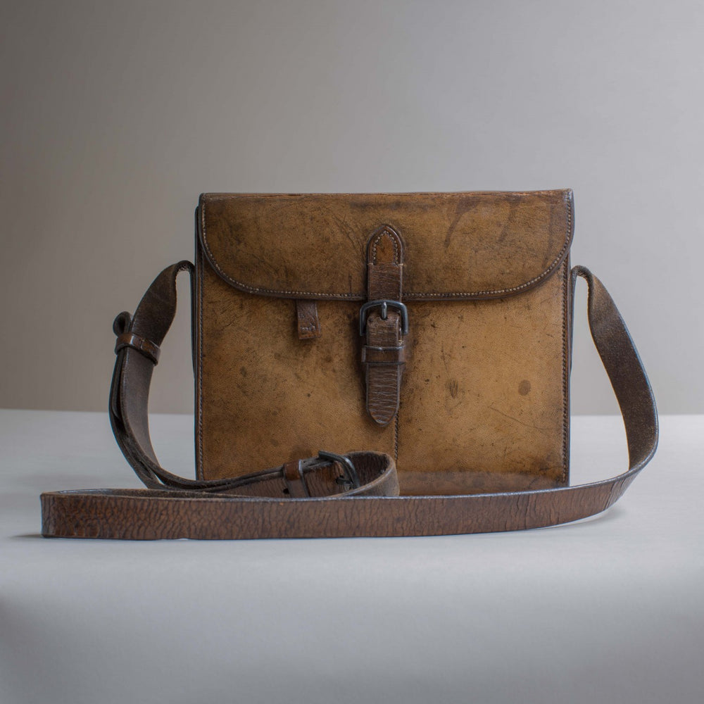 Leather Cased Hunting Canteen