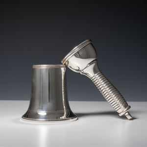 Silver Plated Bell Cocktail Shaker