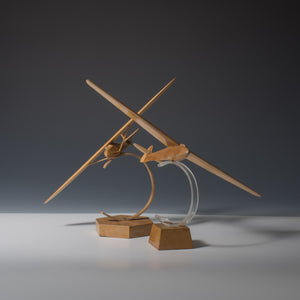 Pair of Model Wooden Gliders