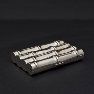 Silver 'Bamboo' Cigar Case