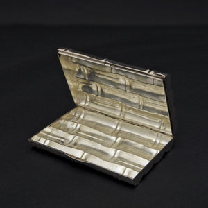 Silver 'Bamboo' Cigar Case