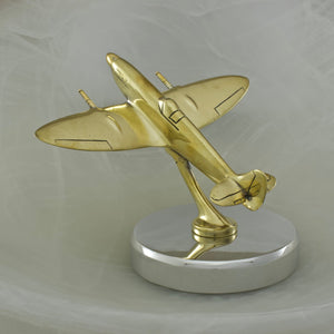 Cast Brass Spitfire Car Mascot