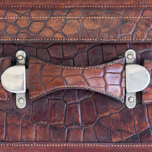 Crocodile Skin Suitcase