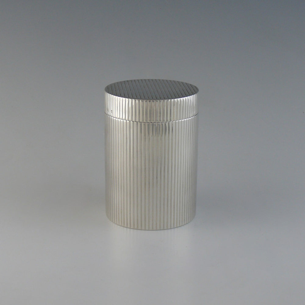 French Silver Container