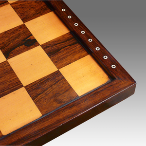 Large Victorian Rosewood Chess Board