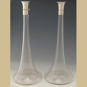 Exceptional Pair of Decanters