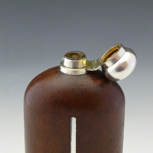 Very Large Leather Covered Flask