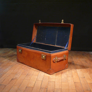 Leather Military Uniform Trunk