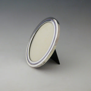 Oval Silver Frame
