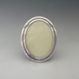 Oval Silver Frame