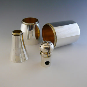 Silver Champagne Bottle Smokers Compendium