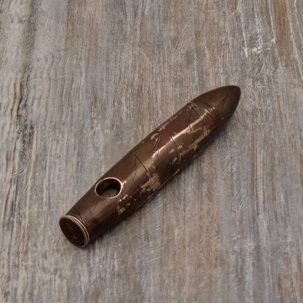 Copper Plated Silver Cigar Smokers Accessory