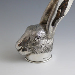 Hare's Head Silver Stirrup cup