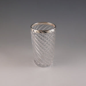 Wrythen Glass Vase